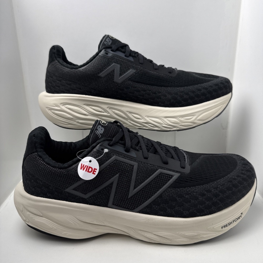 New Balance Men's Size 11.5 4E Extra Wide Fresh Foam X 1080 V14 Black M1080B14